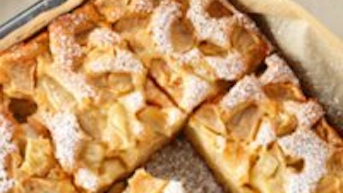 Tarte aux pommes normande Tarte aux pommes normande