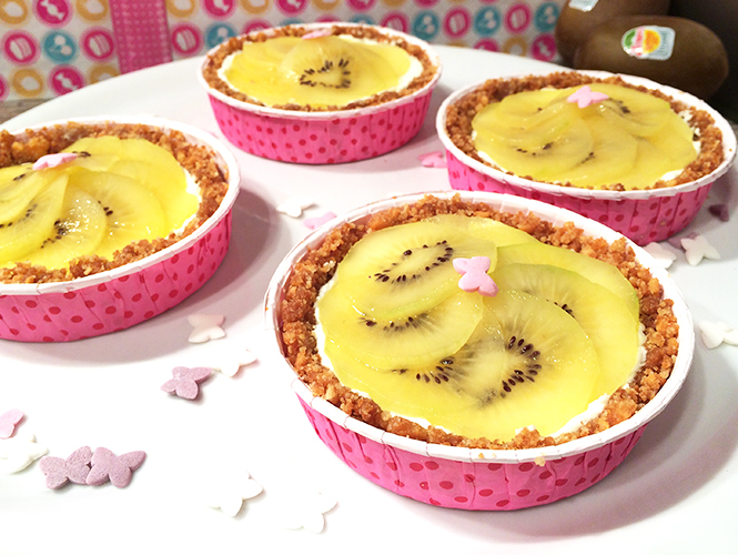 Recette Tartelettes Au Kiwi Sans Cuisson Facon Cheesecake Momes Net