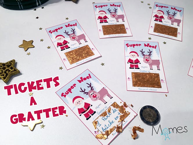 Diy Les Tickets A Gratter Pour Noel Momes Net Diy Les Tickets A Gratter Pour Noel Momes Net