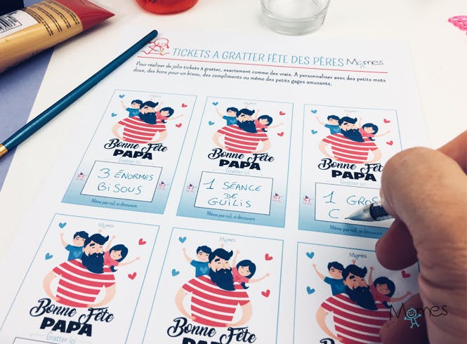 Tickets A Gratter Bonne Fete Papa Momes Net Tickets A Gratter Bonne Fete Papa Momes Net