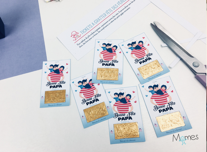 Tickets A Gratter Bonne Fete Papa Momes Net