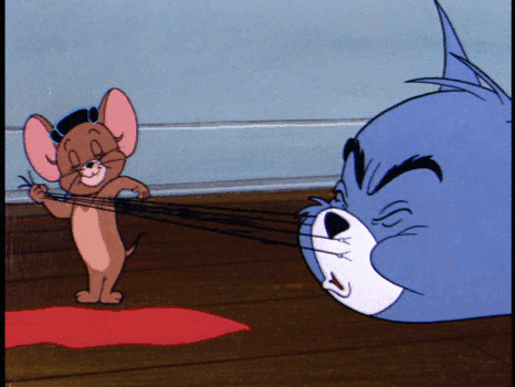 Chat célèbre du dessin animé Tom et Jerry