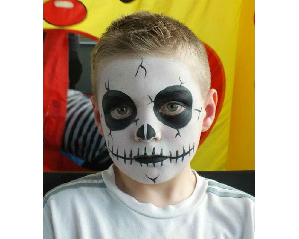 Un classique pour Halloween : le maquillage « tête de
      mort »