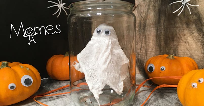 Un Fantôme en bocal pour Halloween