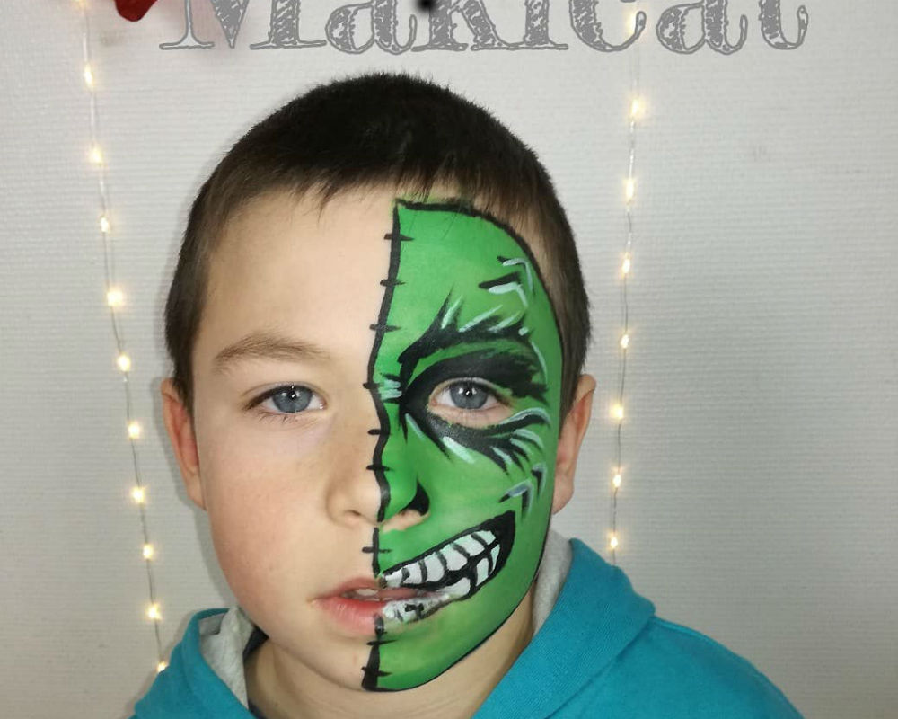Maquillage Halloween Garcon Qui Fait Peur