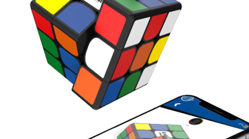 Rubik's cube connected 40 ans casse-tête application
      mobile