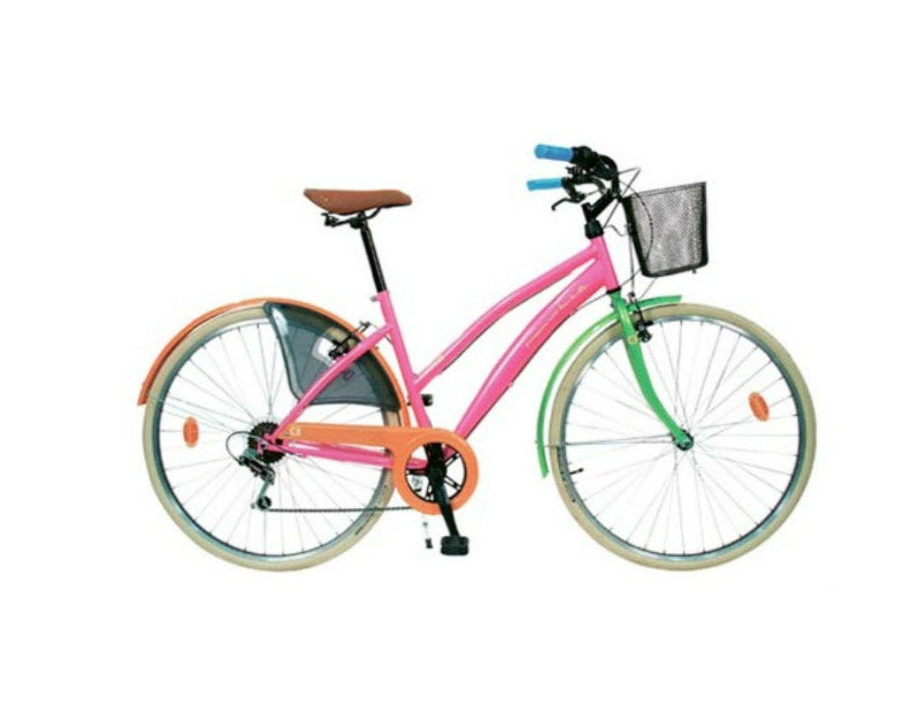 Un vélo, cinq couleurs