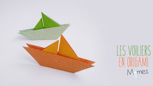 Un voilier en origami Un voilier en origami