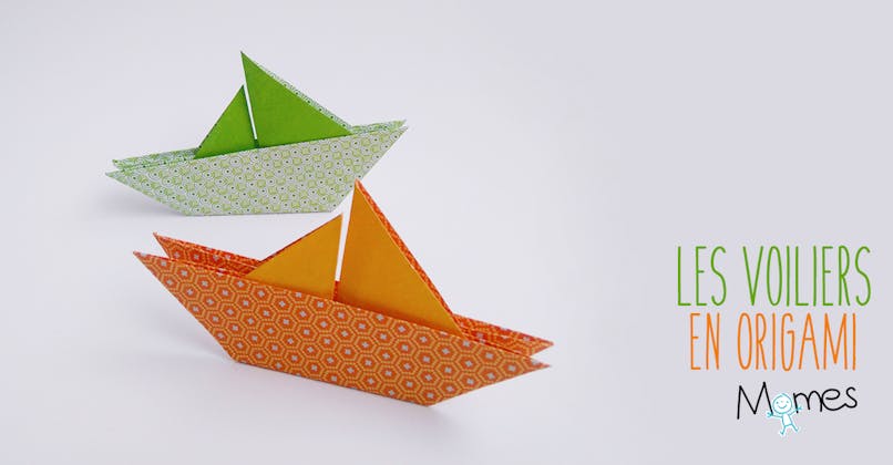 Un voilier en origami