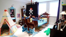 Une décoration de chambre thème pirate