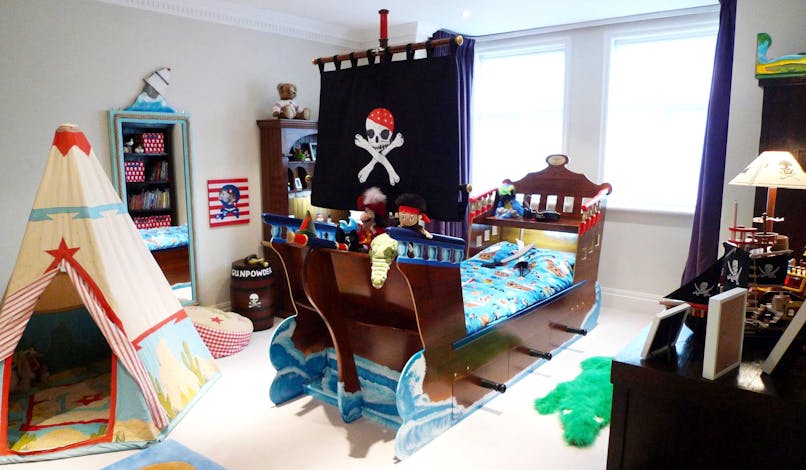 Une décoration de chambre thème pirate