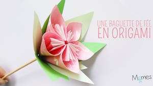 Une fleur en origami