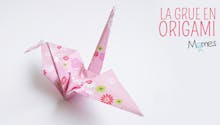 Une grue en origami