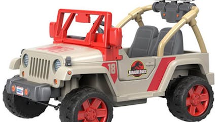 Une Jeep Jurassic park pour enfants !
