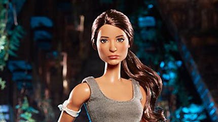 Une poupée Barbie Tomb Raider