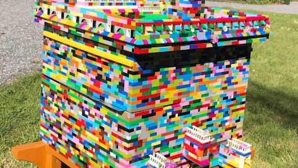 Une ruche entièrement en Lego