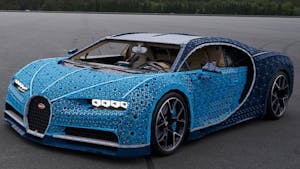 Une voiture Bugatti entièrement en Lego et qui roule !