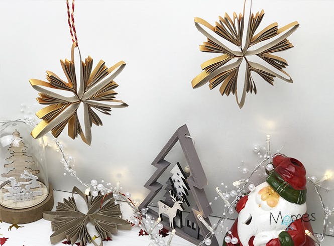 Tuto : Etoile de Noël en carton | MOMES.net Tuto : Etoile de Noël en carton | MOMES.net