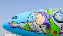 Voler dans un avion Airbus Toy Story !