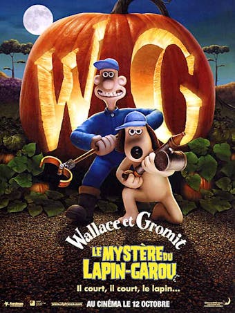 Affiche Wallace et Gromit le mystère du
      lapin-garou