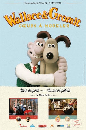 Wallace & Gromit : Cœurs à modeler - affiche