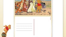 Winnie l'ourson : carte postale
