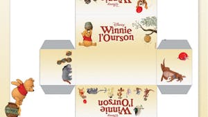 Winnie l'ourson : petite boite à imprimer