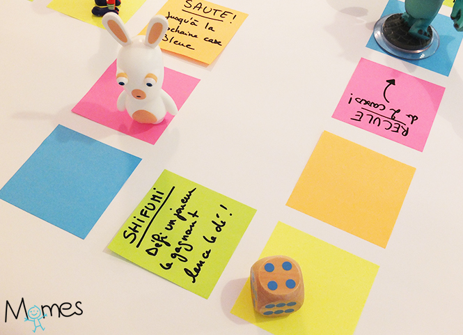 Un jeu de l'oie géant avec des Post-It | MOMES.net