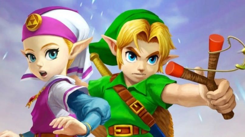 The Legend of Zelda Link et Zelda jeu vidéo
