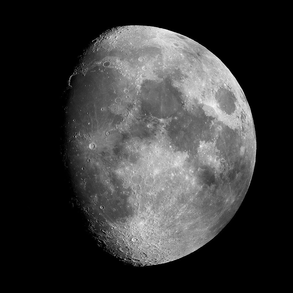 Vue de la Lune depuis la Terre