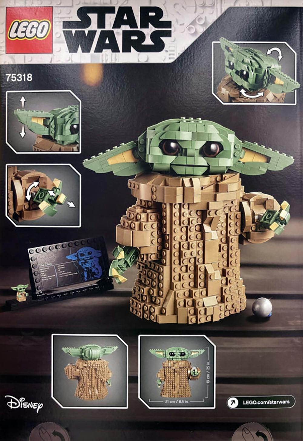 Boîte de Lego Baby Yoda