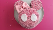 Gâteau d'anniversaire rose : Minnie Mouse