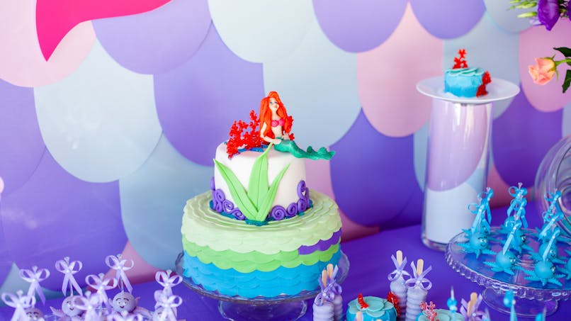 Anniversaire Theme Sirene Deco Carte Gateau Momes Net Anniversaire Theme Sirene Deco Carte Gateau Momes Net