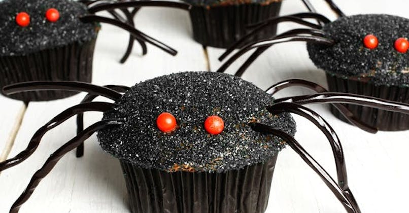 Muffins en forme d'araignée
