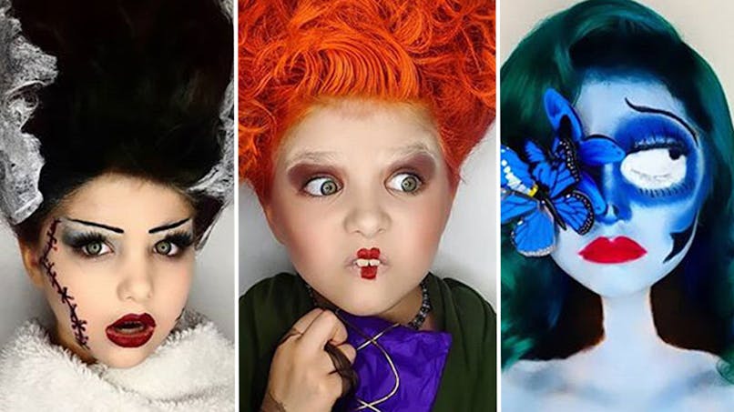 31 jours de maquillages d'Halloween d'une mère pour ses filles