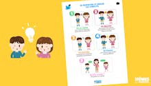 Affiche pour enfants : Se respecter et régler les conflits