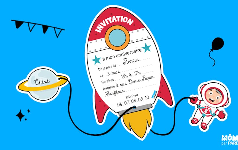 Carte D Anniversaire Astronaute Momes Net Carte D Anniversaire Astronaute Momes Net