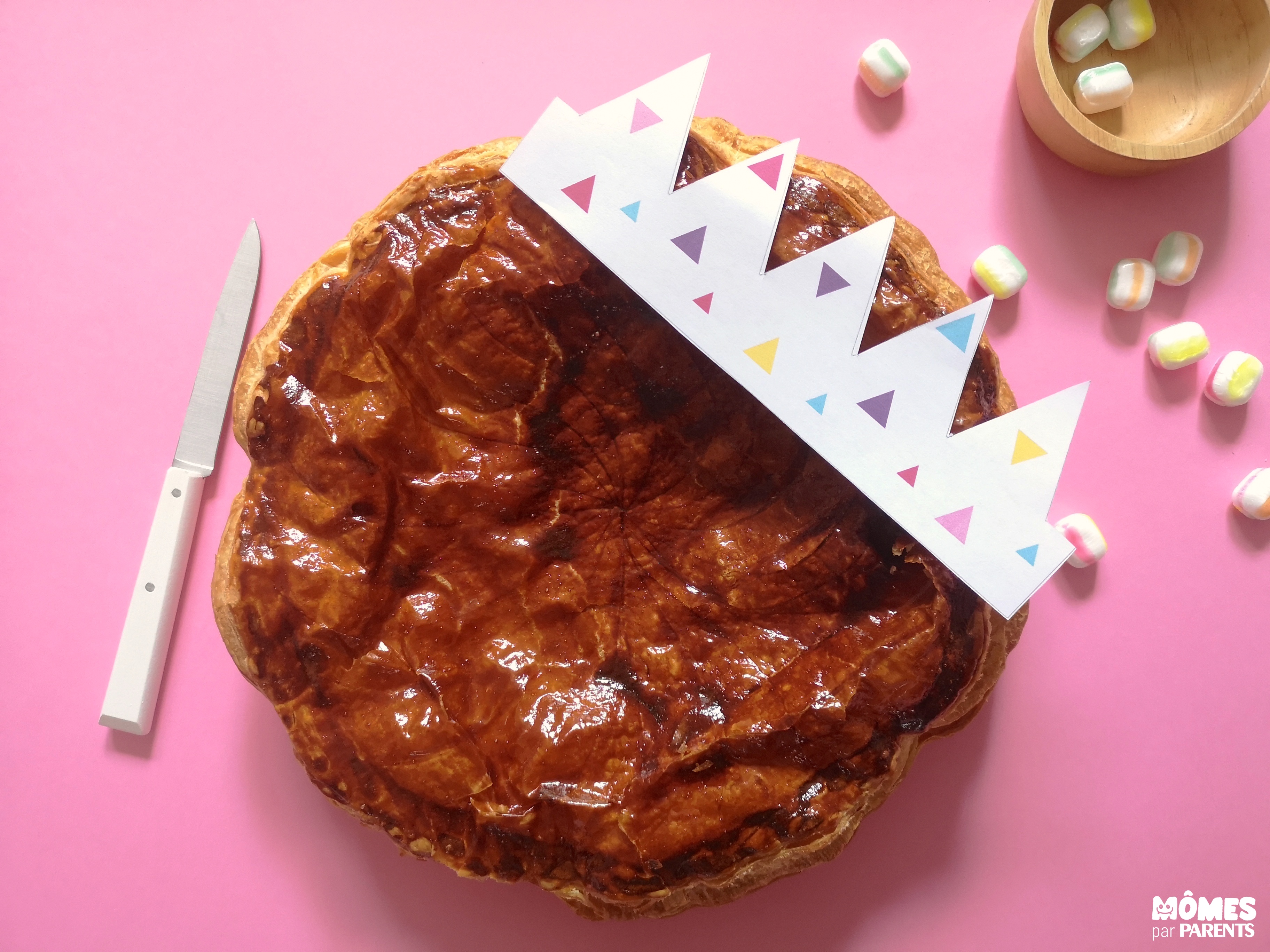 Galette Des Rois A Frangipane A Faire Maison Avec Les Enfants Momes Net