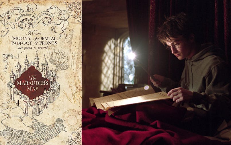 Il Invente Une Vraie Carte Du Maraudeur Comme Dans Harry Potter Momes Net Il Invente Une Vraie Carte Du Maraudeur Comme Dans Harry Potter Momes Net