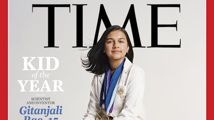 Le magazine TIME nomme Gitanjali Rao, scientifique et inventrice de 15 ans, son tout premier enfant de l'année !