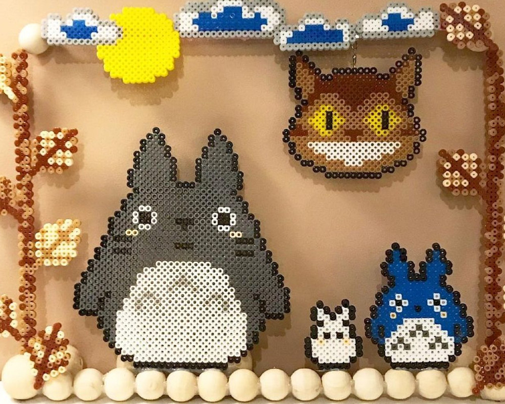 Perles à Repasser Hama Animaux Marins - 4 Modèles - Dauphin, Dragon, Hippocampe, Grenouille