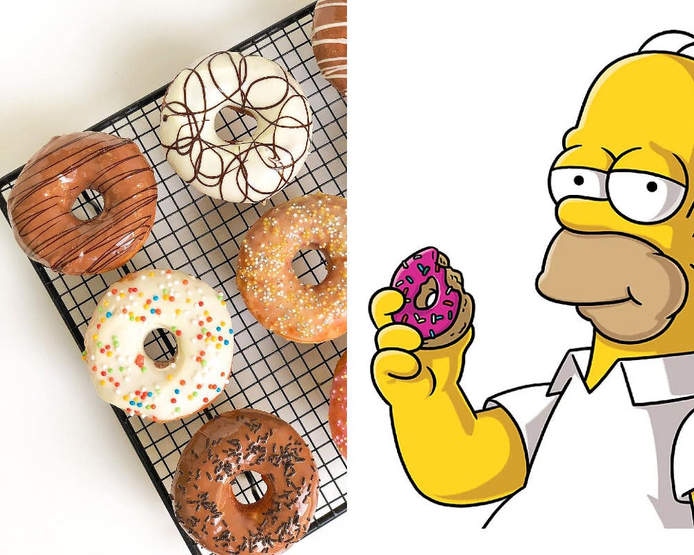 donuts et Homer Simpson