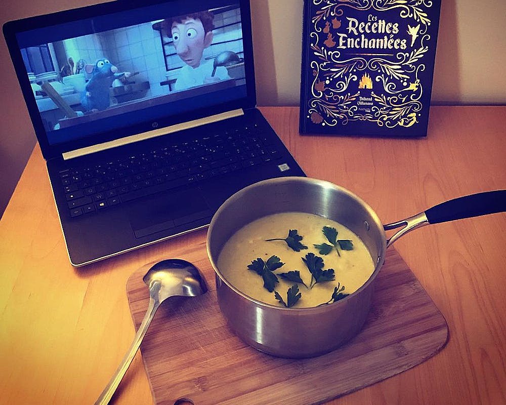 La soupe de Rémy dans “Ratatouille”  