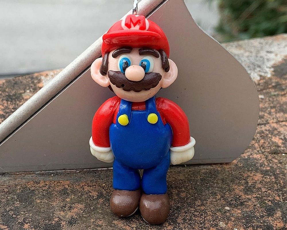 Super Mario en pâte Fimo