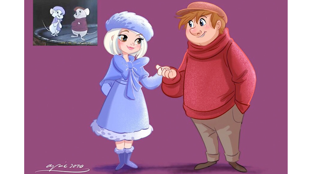 Alex Pick imagine les animaux des films Disney en humains | MOMES