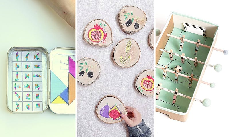 20 mini jeux à fabriquer pour les vacances