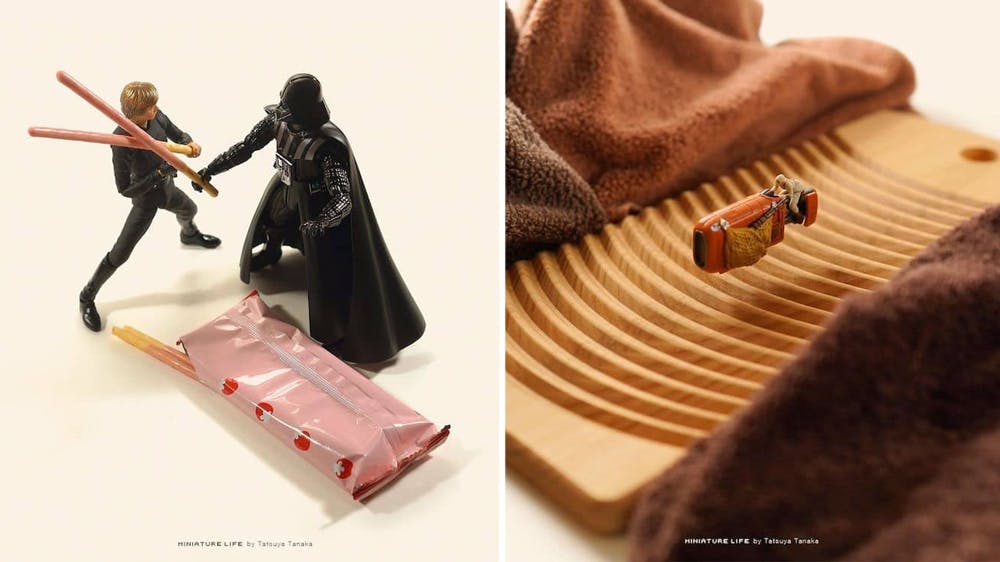 Star Wars : les scènes miniatures de Tatsuya Tanaka