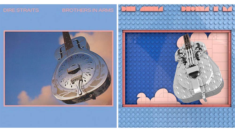 Pochettes d'albums en LEGO / Adnan Lotia - uvupv