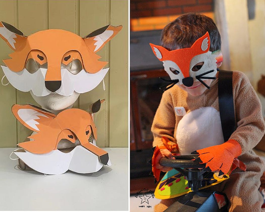 Déguisement DIY : tutoriel pour réaliser un masque renard au