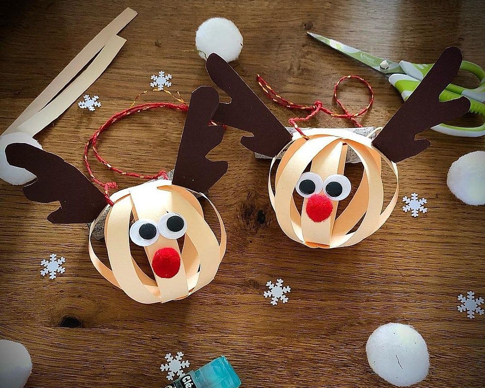 Bricolage Renne De Noel Maternelle Décorations de Noël faciles à faire par les petits de maternelle | MOMES